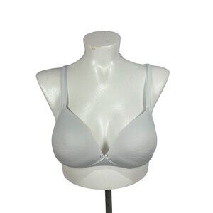 Blissful Benefits By Warner's Women's Light Gray Padded Underwire Bra Size 36C